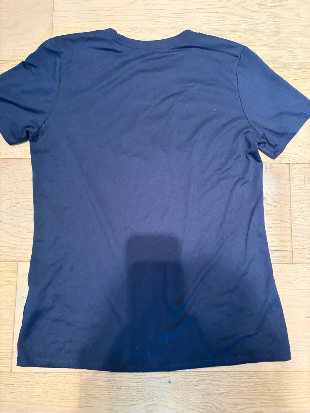 Nike Navy T-Shirt with Yellow Block M Graphic University of Michigan